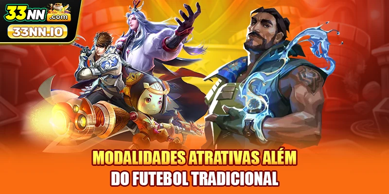 Modalidades atrativas além do futebol tradicional