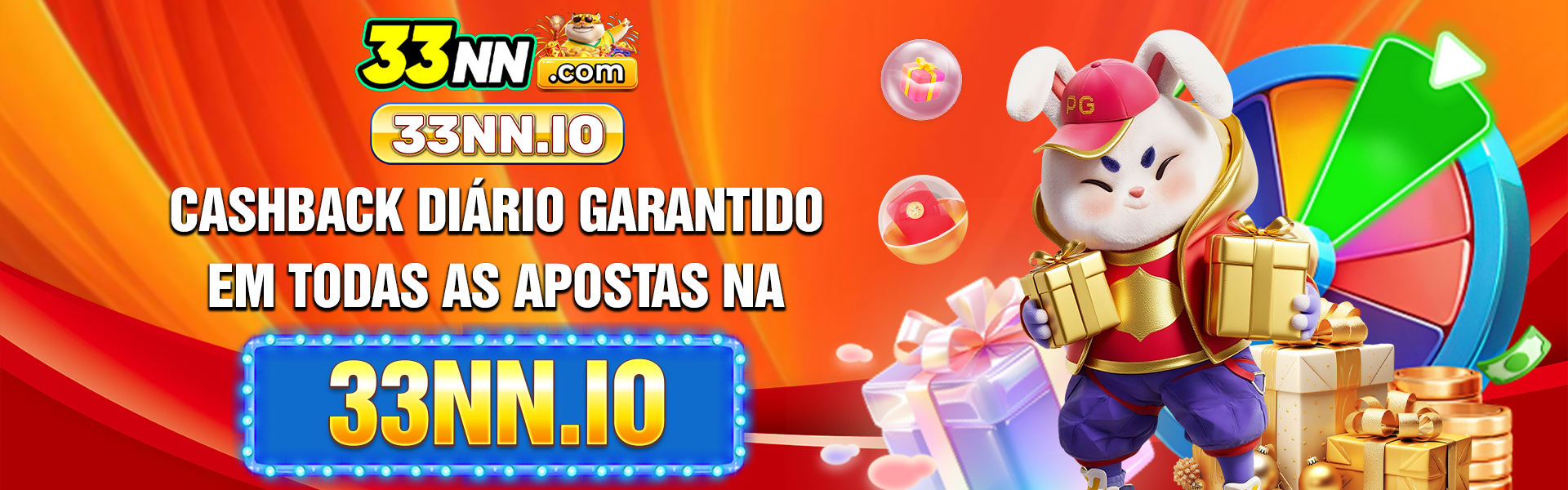 Cashback Diário Garantido em Todas as Apostas na 33NN.IO